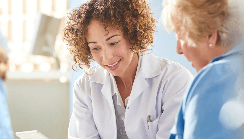 Pharmacist Consulting with Patient